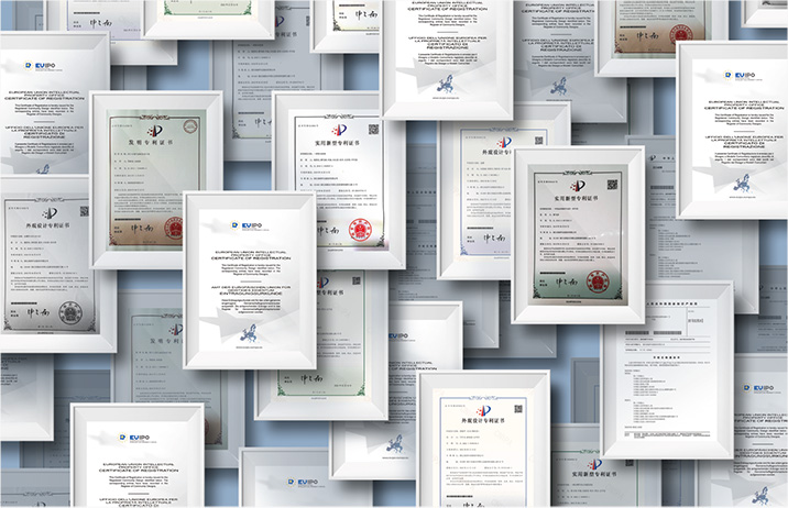 公司占有专利465项